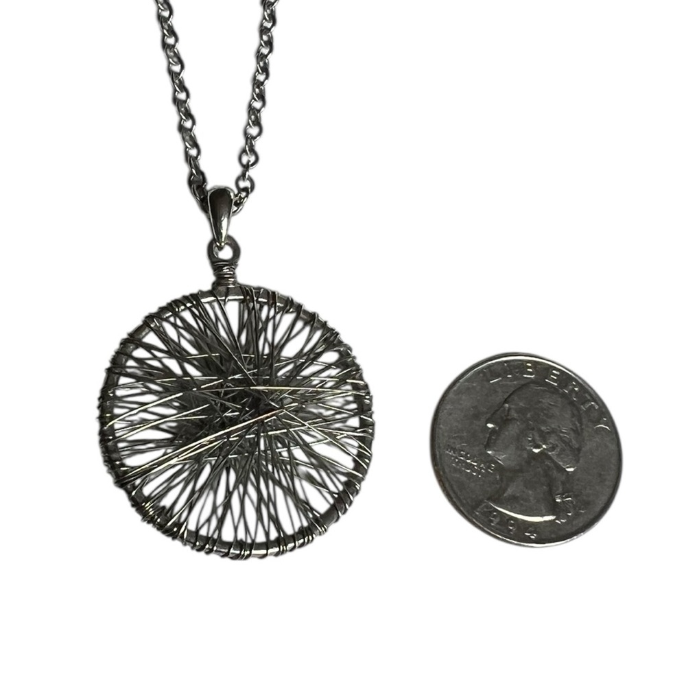 Cookie Lee Silver-Tone Wire Wrapped Adjustable Ne… - image 5